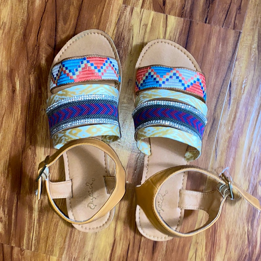 Qupid Aztec Sandal